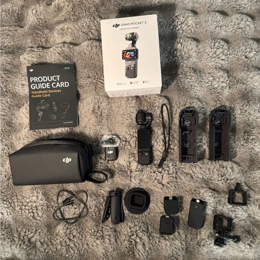 DJI Osmo Pocket 3 Creator Set with Black Accessories